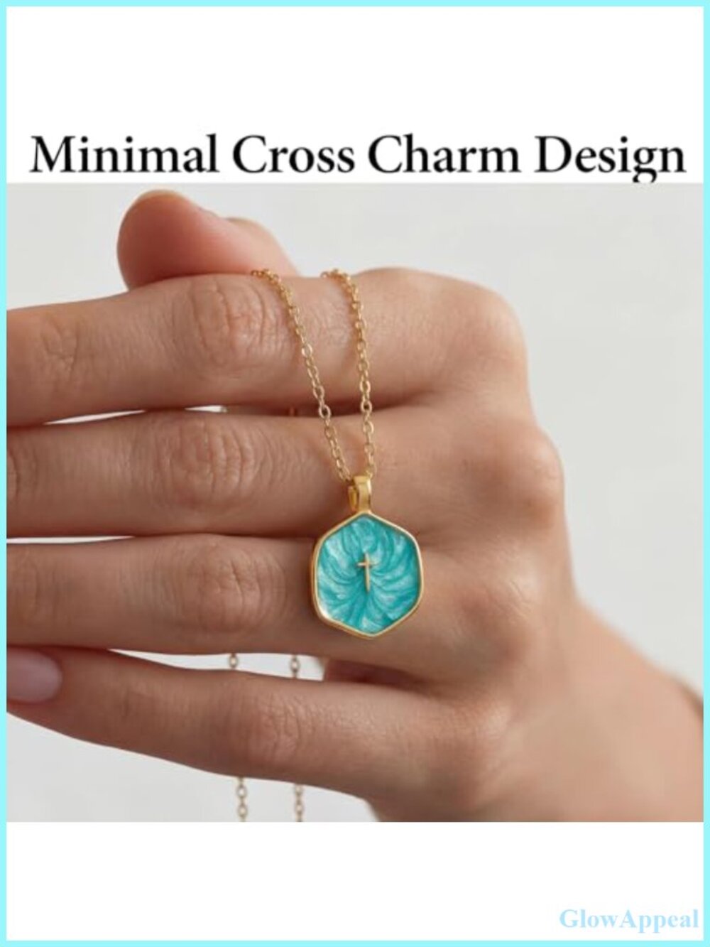 3 Pack 14K Gold Plated Cross Necklace Set with Cards Adjustable - Picture 3 of 6